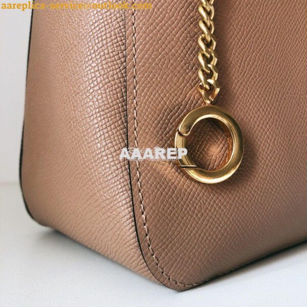 Replica Valentino Vsling Grainy Calfskin Hobo Bag 50027 Nude 5