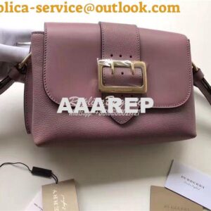 Replica Burberry The Buckle Crossbody Bag in Dusty Pink Leather 40494