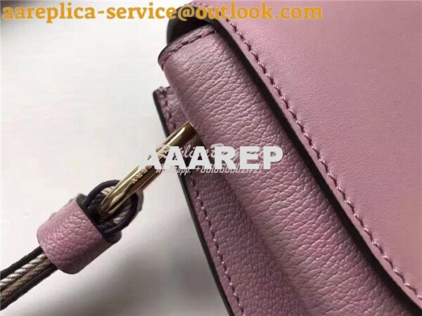 Replica Burberry The Buckle Crossbody Bag in Dusty Pink Leather 40494 10