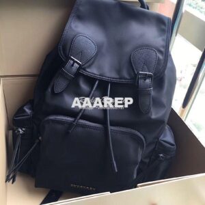 Replica Burberry The Large Rucksack Backpack in black Technical Nylon