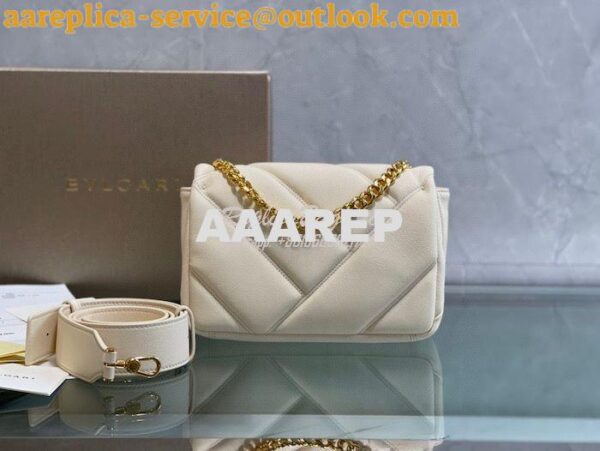 Replica Bvlgari Mini / Small Serpenti Cabochon Crossbody Bag Geometric 10