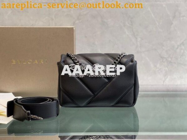 Replica Bvlgari Mini / Small Serpenti Cabochon Crossbody Bag Geometric 12