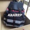 Replica Burberry The Large Rucksack Backpack in Canvas Check and Leat