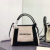 Replica Balenciaga 390346 Women's Navy Xs Tote Bag Black 2