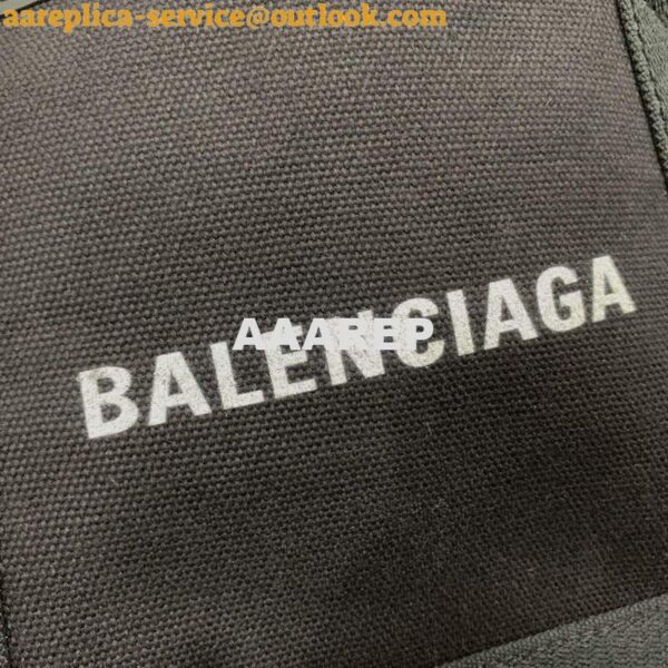 Replica Balenciaga 390346 Women's Navy Xs Tote Bag Black 8