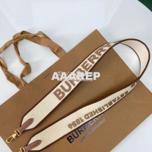 Replica Burberry Cotton Canvas and Leather Pocket Bag Strap 80432421 B 2