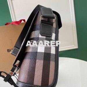 Replica Burberry Exaggerated Check Large Wright Messenger Bag 80547181 2