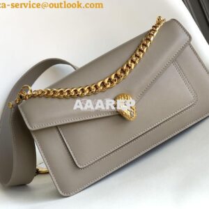 Replica Bvlgari Serpenti East-west Maxi Chain Medium Shoulder Bag Metr