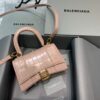 Replica Balenciaga 592833 Hourglass XS Top Handle Bag Navy Blue 2