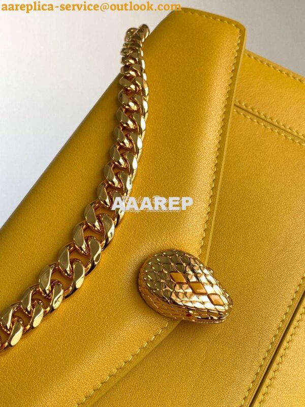 Replica Bvlgari Serpenti East-west Maxi Chain Medium Shoulder Bag Metr 3