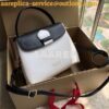 Replica Burberry Grainy Leather and House Check Tote Bag Tan