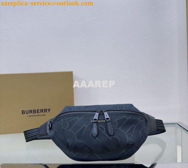 Replica Burberry Sonny Belt Bag Bum bag 80437071 Black 3