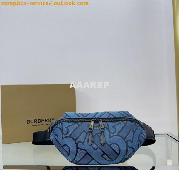 Replica Burberry Sonny Belt Bag Bum bag 80437071 Blue 3