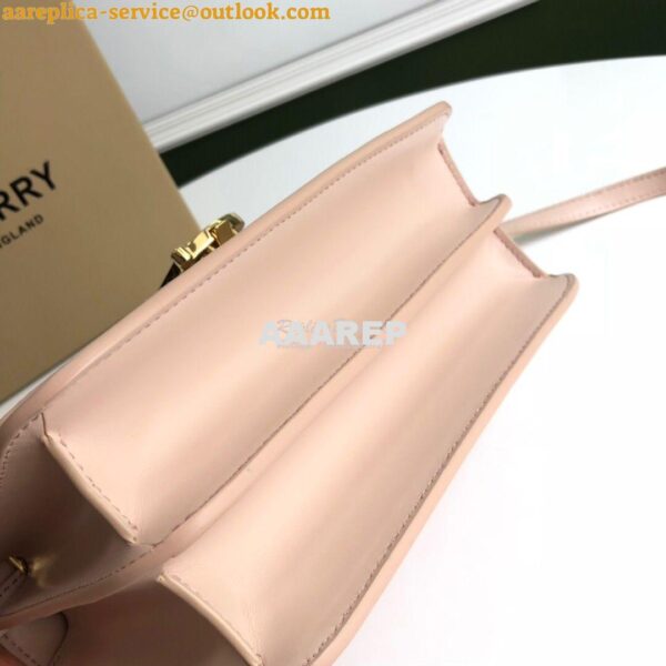 Replica Burberry TB Leather Bag 80103351 Rose beige 10