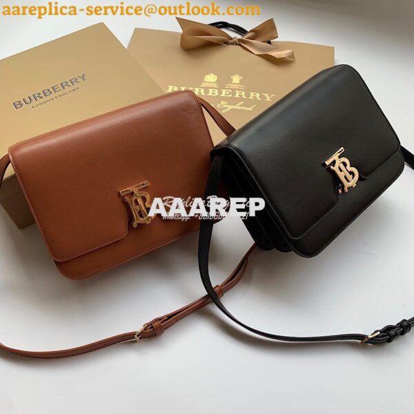 Replica Burberry TB Leather Bag 80103351 Tan 11