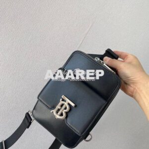 Replica Burberry TB Monogram Motif Leather Crossbody Bag 80508631