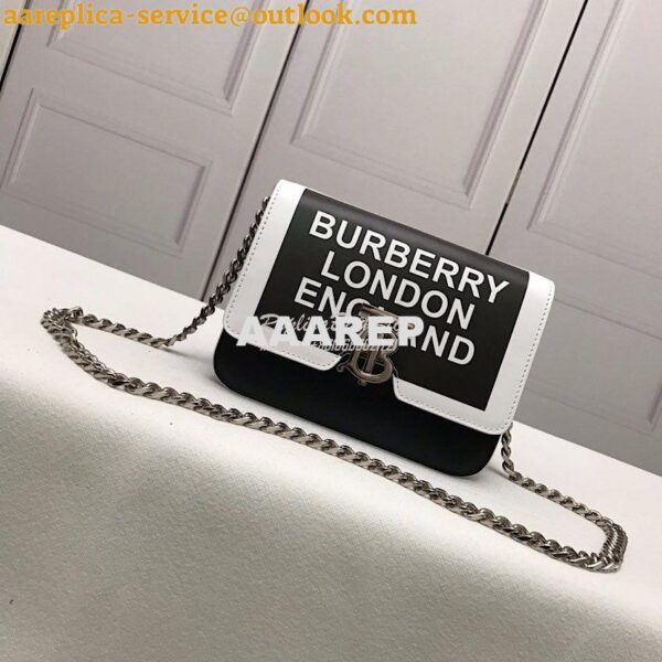 Replica Burberry TB Montage Logo Print Leather Bag 80103351 3