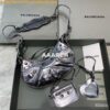 Replica Balenciaga 700940210 Women's Neo Cagole Xs Handbag In Silver