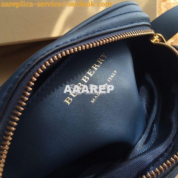 Replica Burberry The 1983 Check Link Camera Bag Blue 9