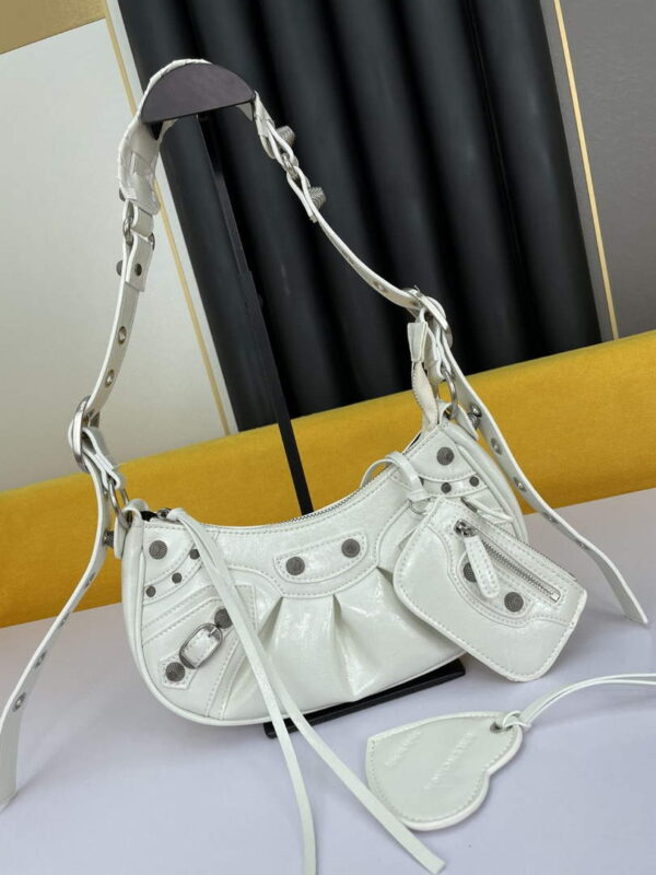 Replica Balenciaga 700940210 Women's Neo Cagole Xs Handbag In White 3