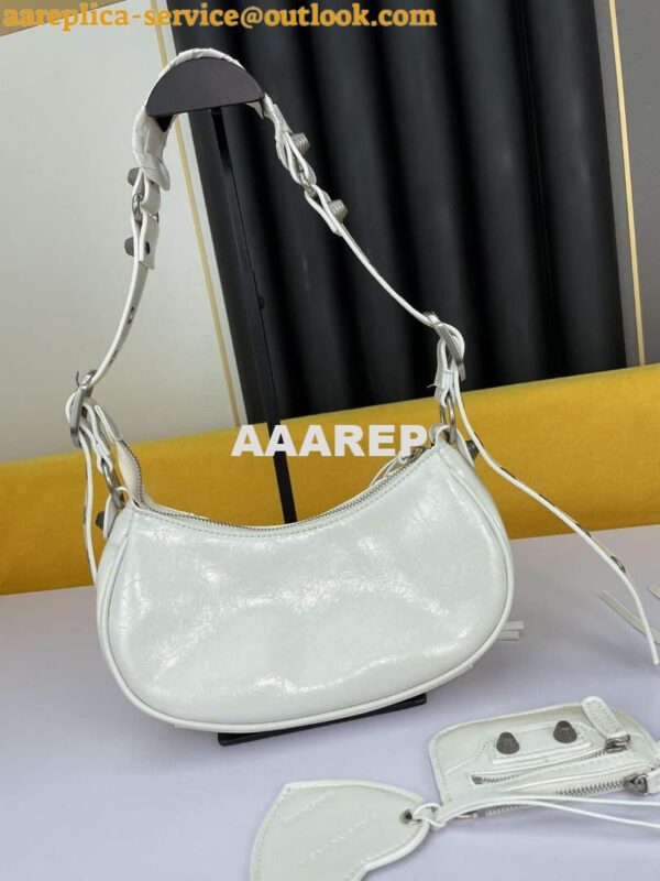 Replica Balenciaga 700940210 Women's Neo Cagole Xs Handbag In White 4