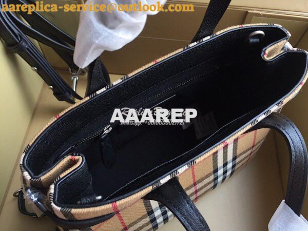 Replica Burberry The Banner 19s in Vintage Check and Leather 40769481 5