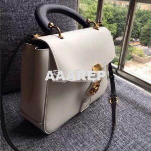 Replica Burberry The DK88 Medium Top Handle Bag White 40553601 2