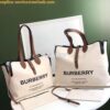 Replica Burberry The Large Soft Cotton Canvas Belt Bag 80313191 Black