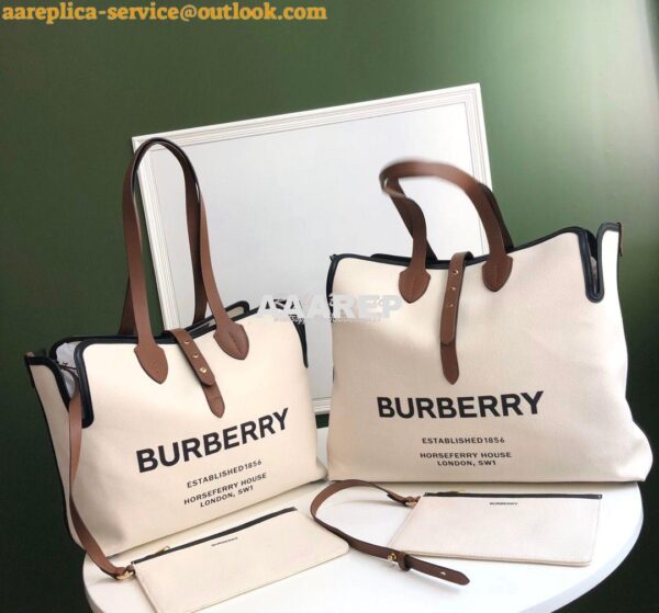 Replica Burberry The Large Soft Cotton Canvas Belt Bag 80313191 Malt B 3