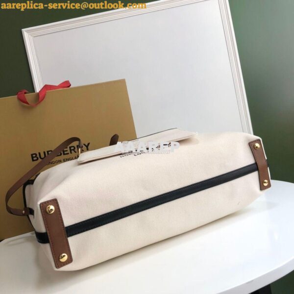 Replica Burberry The Large Soft Cotton Canvas Belt Bag 80313191 Malt B 13