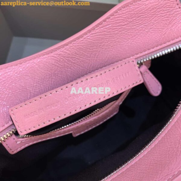 Replica Balenciaga 700940210B Neo Cagole City Handbag in Pink Arena Lambskin 10