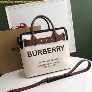 Replica Burberry The Medium Cotton Canvas Triple Stud Belt Bag 8014808