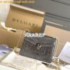 Replica Bvlgari Serpenti Forever Small Bucket Bag B287614 Black 2