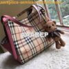 Replica Burberry The Small Canter In Haymarket Check 2 in 1 with side