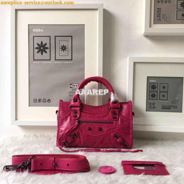 Replica Balenciaga Classic City rosy pink 3