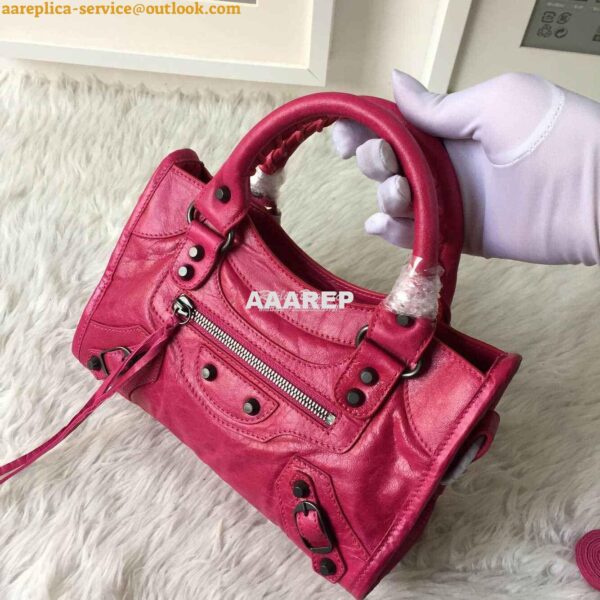 Replica Balenciaga Classic City rosy pink 5