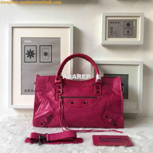 Replica Balenciaga Classic City rosy pink 12