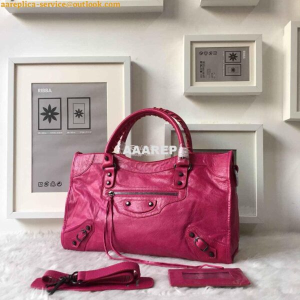 Replica Balenciaga Classic City rosy pink 13