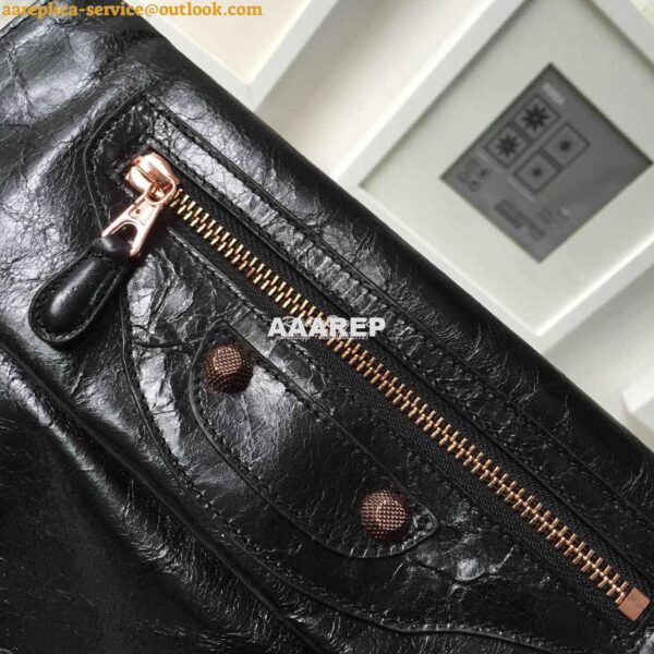 Replica Balenciaga Classic Envelope Strap Black 5