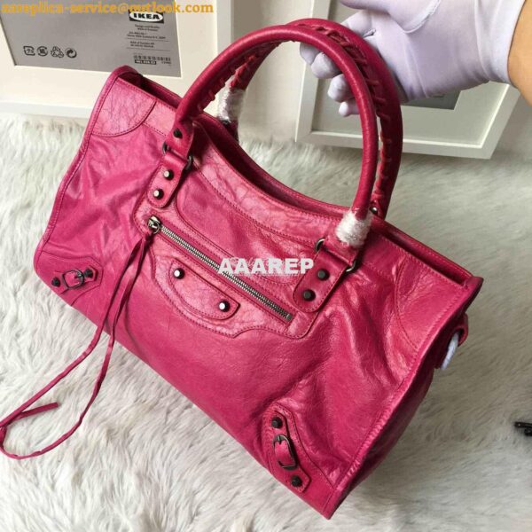 Replica Balenciaga Classic City rosy pink 14