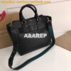 Replica Burberry The Small Leather Belt Bag 40767311 Black Yellow 2