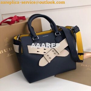 Replica Burberry The Small Leather Belt Bag 40767311 Blue 2