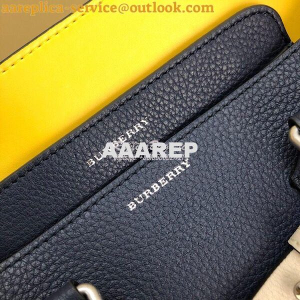 Replica Burberry The Small Leather Belt Bag 40767311 Blue 5