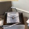 Replica Bvlgari Serpenti Forever Tote Bag in Crystal Blue Metallic Kar