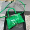 Replica Balenciaga 593546 Hourglass Small Top Handle Crocodile Bag kakhi 2