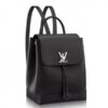 Replica Louis Vuitton Black Lockme Mini Backpack M54573 BLV025 2