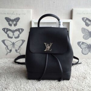 Replica Louis Vuitton Black Lockme Backpack M41815 BLV018 2