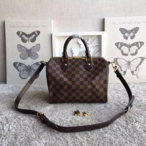 Replica Louis Vuitton Speedy Bandouli??re 25 Damier Ebene N41368 BLV109 2