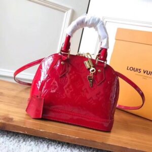 Replica Louis Vuitton Alma BB Bag Monogram Vernis M90174 BLV614 2