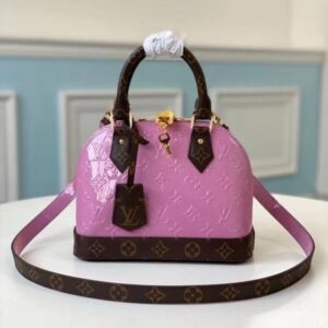 Replica Louis Vuitton Alma BB Bag Monogram Vernis M90583 BLV598 2